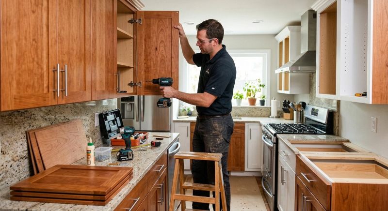 Increase Your Cherry Kitchen Cabinet Repair Business with an AI Driven, Targeted Website